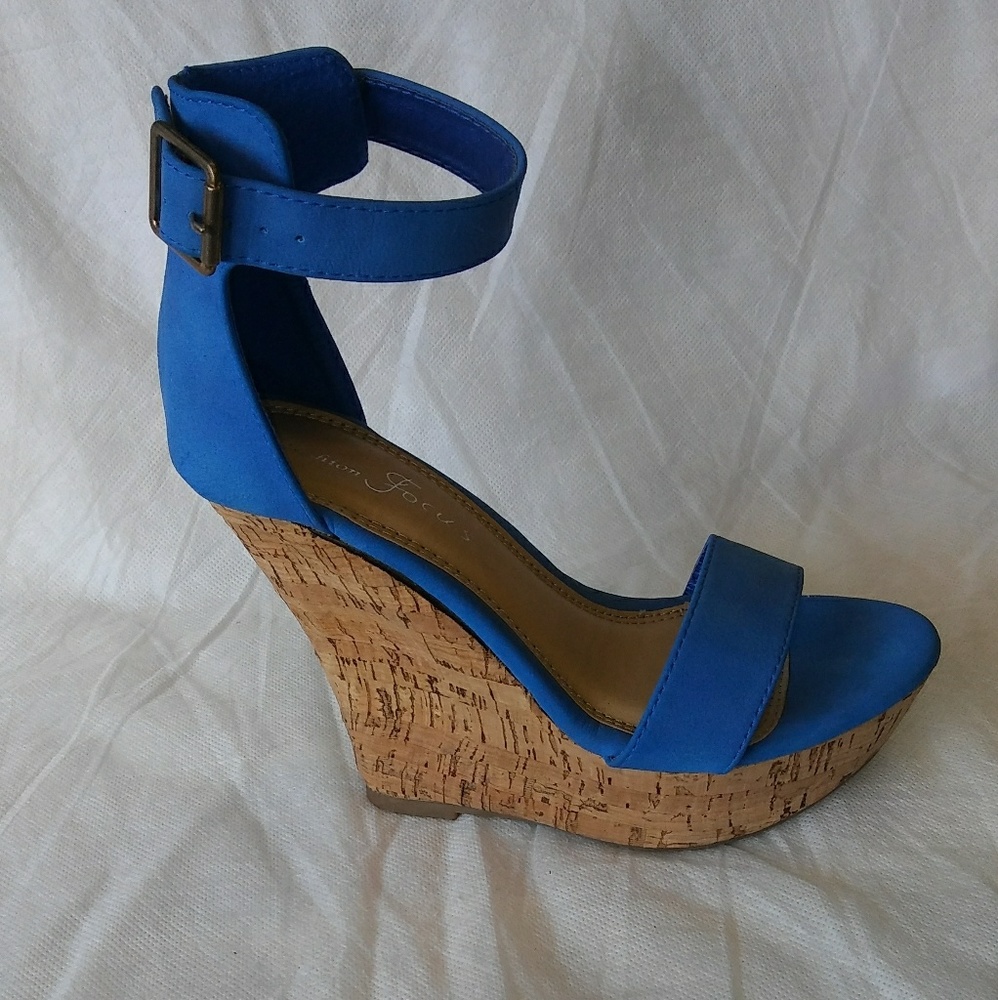 🔆🔆New Women's Blue Wedge Sandals🔆🔆